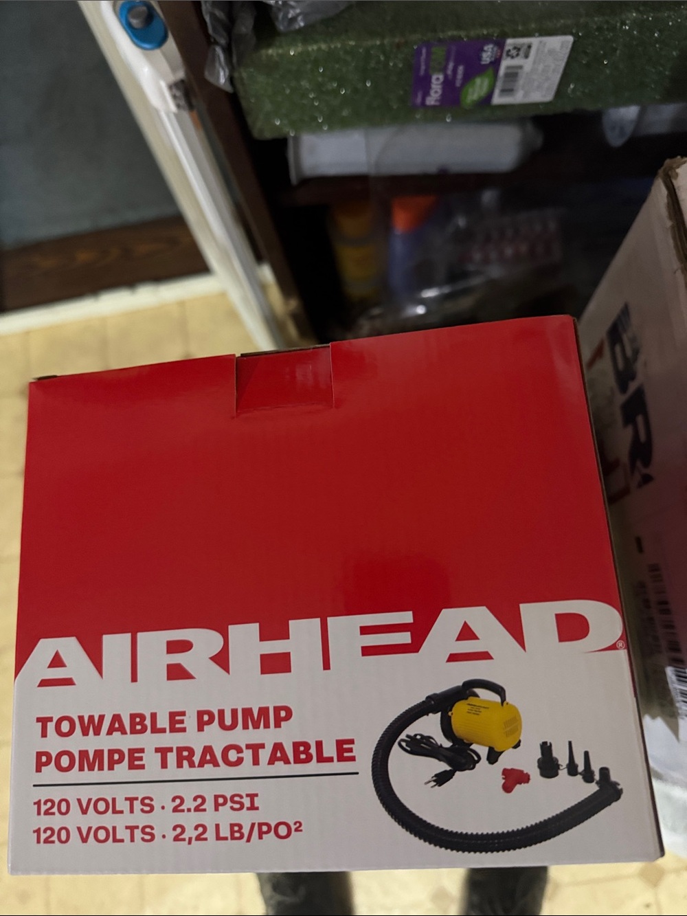 Airhead Towable Pump - Red/White Packaging